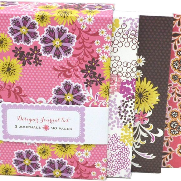 Fashion Journal 3-Book Set by Crown Point Graphics | 4-x-6-Inches, 96 Pages PINK - Picture 6 of 6